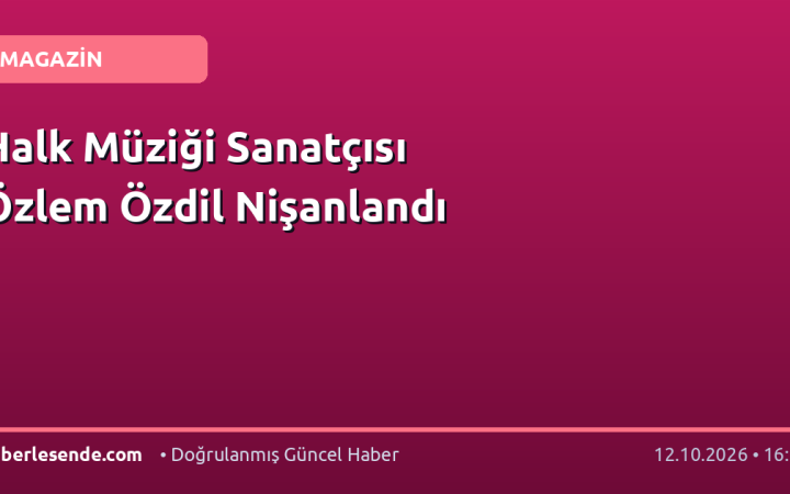 Halk Müziği Sanatçısı Özlem Özdil Nişanlandı