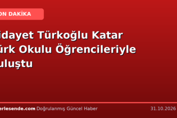 Hidayet Türkoğlu Katar Türk Okulu Öğrencileriyle Buluştu
