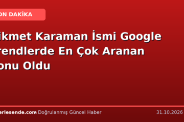 Hikmet Karaman İsmi Google Trendlerde En Çok Aranan Konu Oldu