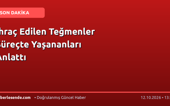 İhraç Edilen Teğmenler Süreçte Yaşananları Anlattı