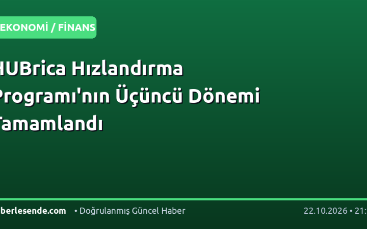 HUBrica Hızlandırma Programı'nın Üçüncü Dönemi Tamamlandı