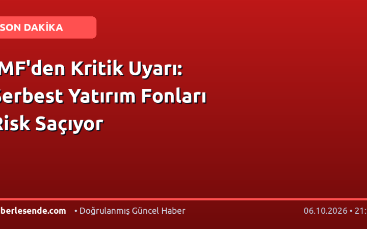 IMF'den Kritik Uyarı: Serbest Yatırım Fonları Risk Saçıyor