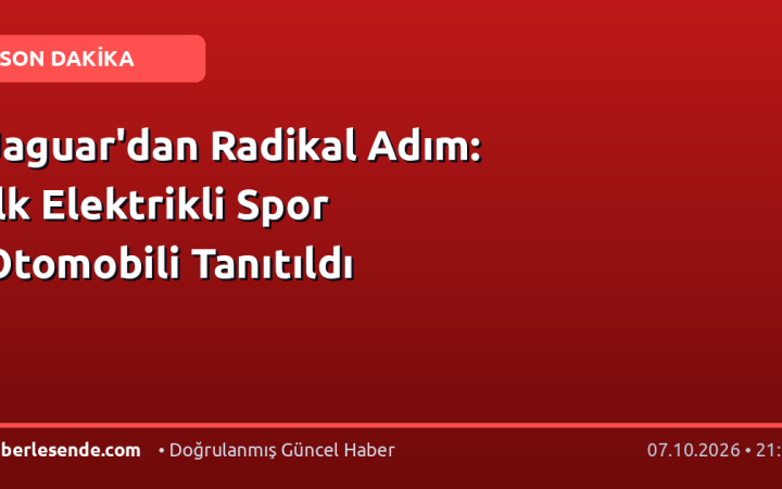 Jaguar'dan Radikal Adım: İlk Elektrikli Spor Otomobili Tanıtıldı