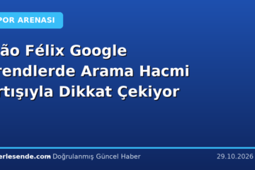 João Félix Google Trendlerde Arama Hacmi Artışıyla Dikkat Çekiyor