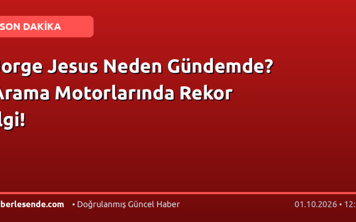 Jorge Jesus Neden Gündemde? Arama Motorlarında Rekor İlgi!