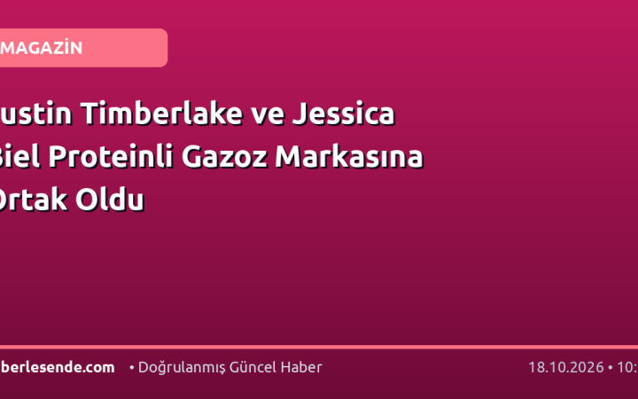 Justin Timberlake ve Jessica Biel Proteinli Gazoz Markasına Ortak Oldu