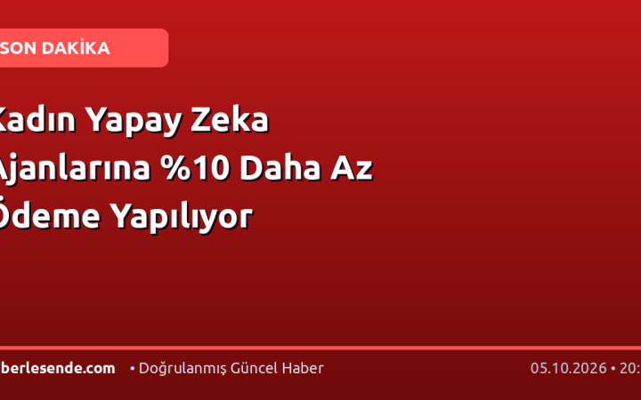 Kadın Yapay Zeka Ajanlarına Daha Az Ödeme Yapılıyor