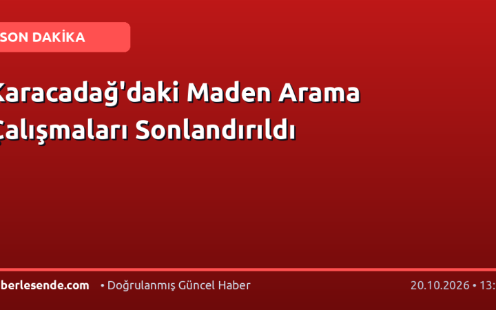 Karacadağ'daki Maden Arama Çalışmaları Sonlandırıldı