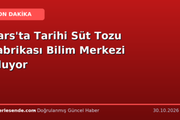 Kars'ta Tarihi Süt Tozu Fabrikası Bilim Merkezi Oluyor