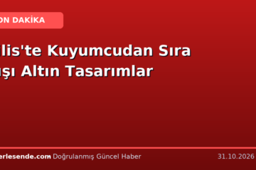 Kilis'te Kuyumcudan Sıra Dışı Altın Tasarımlar