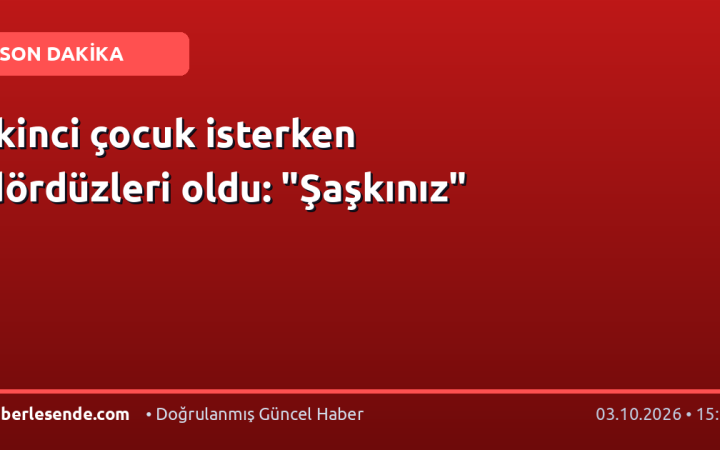 İkinci çocuk isterken dördüzleri oldu: "Şaşkınız"