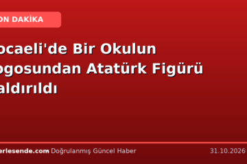 Kocaeli'de Bir Okulun Logosundan Atatürk Figürü Kaldırıldı