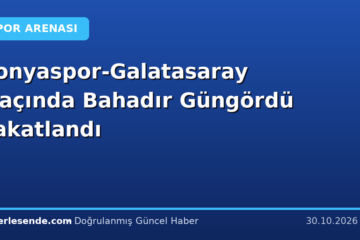 Konyaspor-Galatasaray Maçında Bahadır Güngördü Sakatlandı