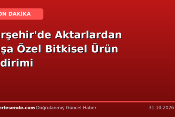 Kırşehir'de Aktarlardan Kışa Özel Bitkisel Ürün İndirimi