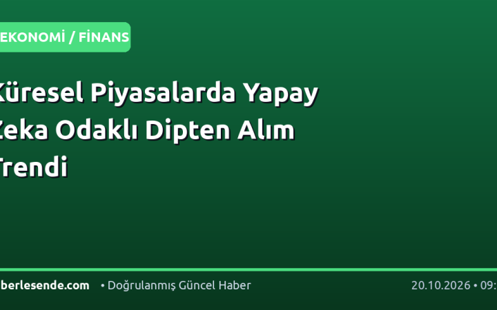 Küresel Piyasalarda Yapay Zeka Odaklı Dipten Alım Trendi