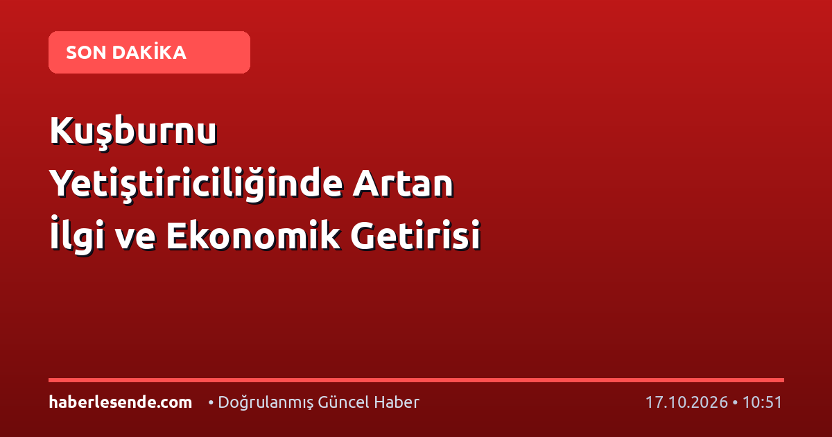 Kuşburnu Yetiştiriciliğinde Artan İlgi ve Ekonomik Getirisi
