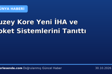 Kuzey Kore Yeni İHA ve Roket Sistemlerini Tanıttı