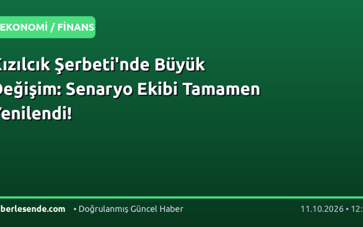 Kızılcık Şerbeti'nde Büyük Değişim: Senaryo Ekibi Tamamen Yenilendi!