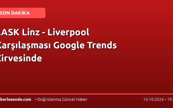 LASK Linz - Liverpool Karşılaşması Google Trends Zirvesinde