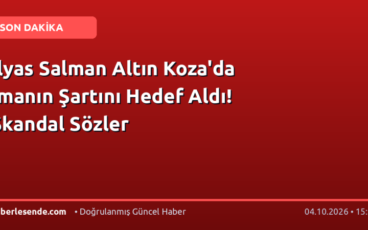 İlyas Salman Altın Koza'da İmanın Şartını Hedef Aldı! Skandal Sözler