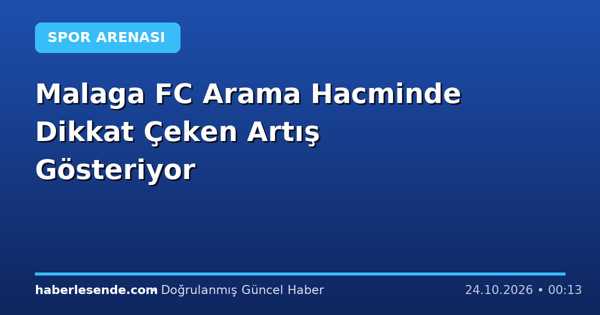 Malaga FC Arama Hacminde Dikkat Çeken Artış Gösteriyor