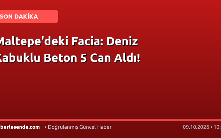 Maltepe'deki Facia: Deniz Kabuklu Beton 5 Can Aldı!