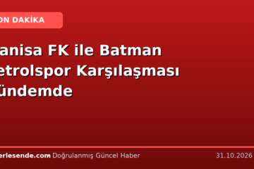 Manisa FK ile Batman Petrolspor Karşılaşması Gündemde