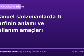 Manuel şanzımanlarda G harfinin anlamı ve kullanım amaçları