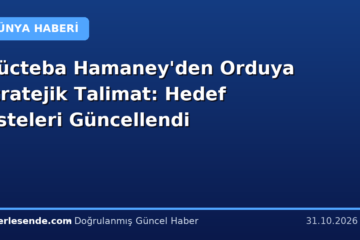 Mücteba Hamaney'den Orduya Stratejik Talimat: Hedef Listeleri Güncellendi