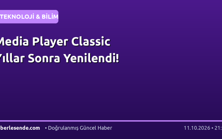 Media Player Classic Yıllar Sonra Yenilendi!