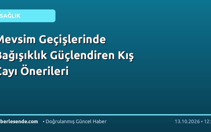 Mevsim Geçişlerinde Bağışıklık Güçlendiren Kış Çayı Önerileri