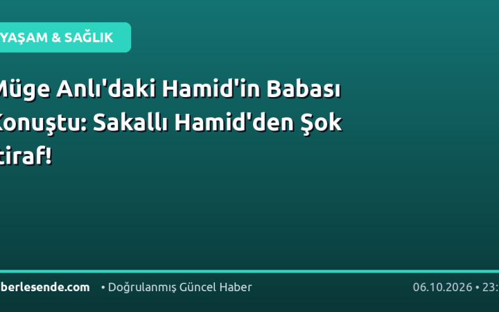 Müge Anlı'daki Hamid'in Babası Konuştu: Sakallı Hamid'den Şok İtiraf!