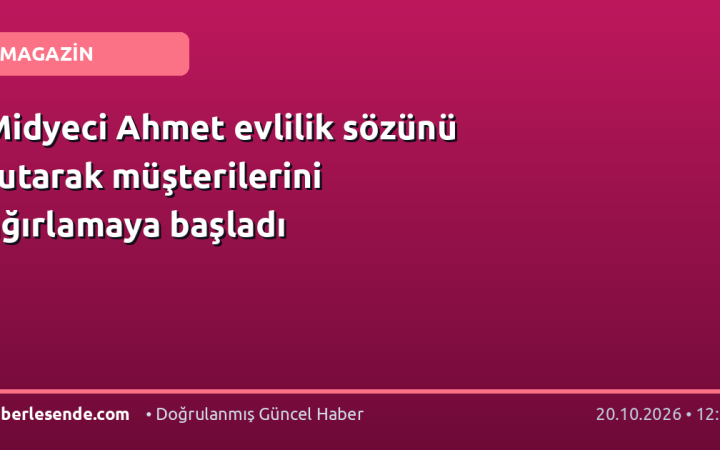 Midyeci Ahmet evlilik sözünü tutarak müşterilerini ağırlamaya başladı