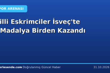Milli Eskrimciler İsveç'te 4 Madalya Birden Kazandı