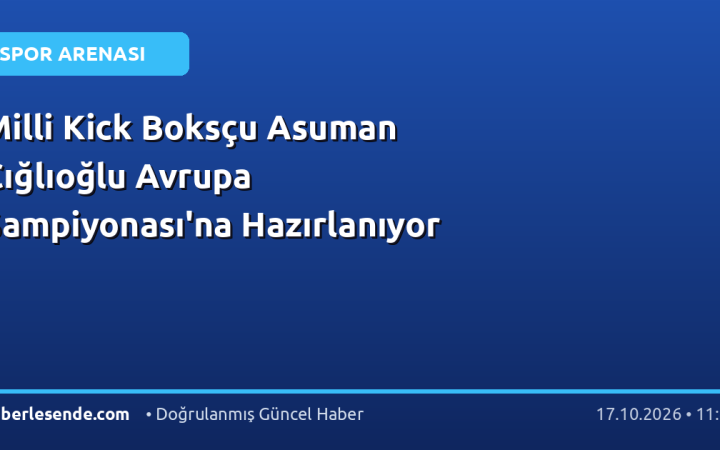 Milli Kick Boksçu Asuman Çığlıoğlu Avrupa Şampiyonası'na Hazırlanıyor