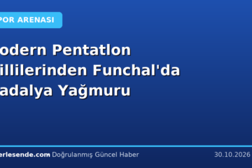 Modern Pentatlon Millilerinden Funchal'da Madalya Yağmuru