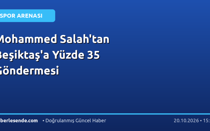 Mohammed Salah'tan Beşiktaş'a Yüzde 35 Göndermesi