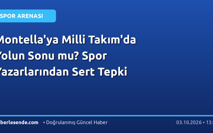 Montella'ya Milli Takım'da Yolun Sonu mu? Spor Yazarlarından Sert Tepki
