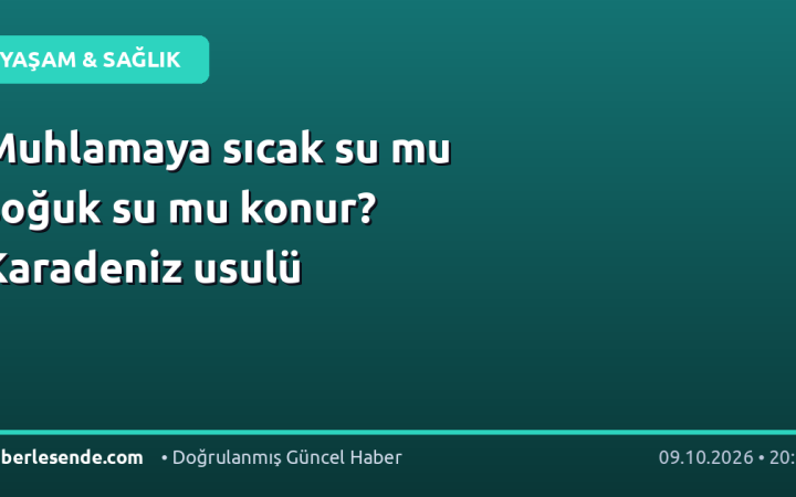 Muhlamaya sıcak su mu soğuk su mu konur? Karadeniz usulü