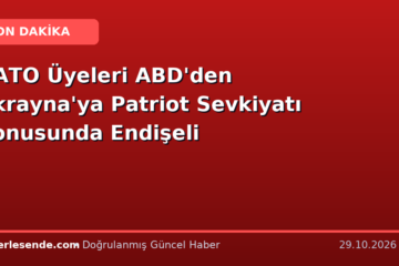 NATO Üyeleri ABD'den Ukrayna'ya Patriot Sevkiyatı Konusunda Endişeli