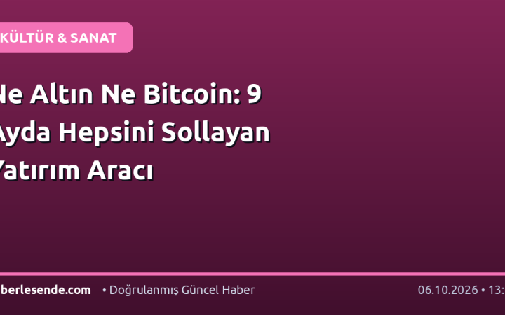 Ne Altın Ne Bitcoin: 9 Ayda Hepsini Sollayan Yatırım Aracı