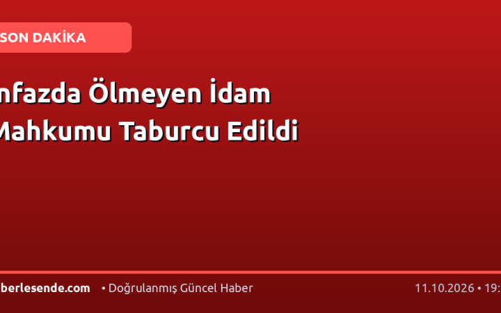 İnfazda Ölmeyen İdam Mahkumu Taburcu Edildi