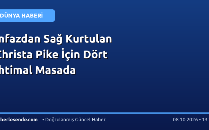 İnfazdan Sağ Kurtulan Christa Pike İçin Dört İhtimal Masada