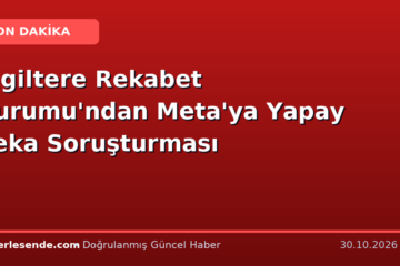 İngiltere Rekabet Kurumu'ndan Meta'ya Yapay Zeka Soruşturması