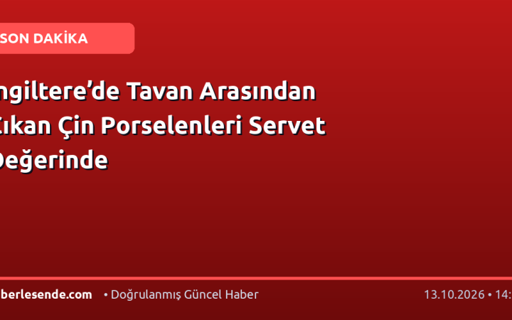 İngiltere’de Tavan Arasından Çıkan Çin Porselenleri Servet Değerinde