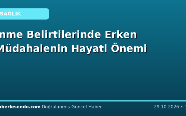 İnme Belirtilerinde Erken Müdahalenin Hayati Önemi