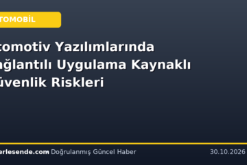Otomotiv Yazılımlarında Bağlantılı Uygulama Kaynaklı Güvenlik Riskleri