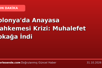 Polonya'da Anayasa Mahkemesi Krizi: Muhalefet Sokağa İndi