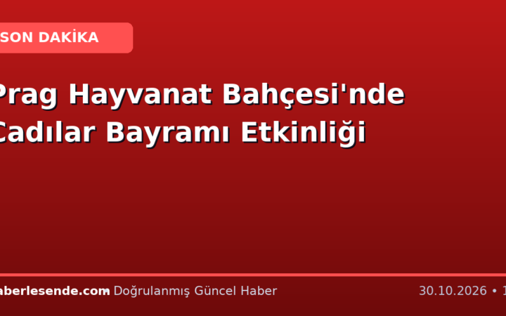 Prag Hayvanat Bahçesi'nde Cadılar Bayramı Etkinliği