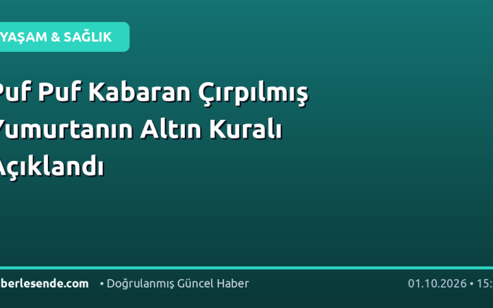 Puf Puf Kabaran Çırpılmış Yumurtanın Altın Kuralı Açıklandı